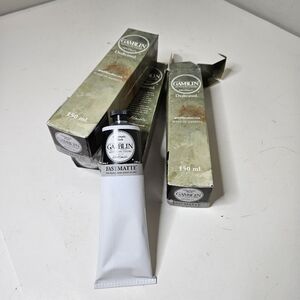 Gamblin Artist's Oil Colors Chromatic Black 150ml 4 Tubes NWT